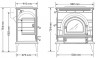 Печь камин Vermont Castings DutchWest Cat small (Вермонт Кастингс Дачвест маленькая)