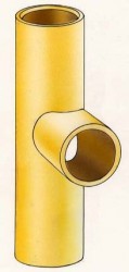 Тройник 90° d=140 mm для подключения