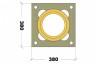 Дымоход Ecoosmose Диаметр 200 мм, 4 метра